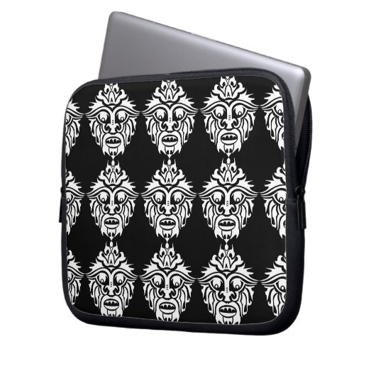 Stammmaske - Neopren Laptop-Sieb 10 Zoll Laptopschutzhülle (Vorderseite Links)