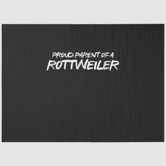 Stammmutter eines Rotweilers Seidenpapier (Vorderseite)