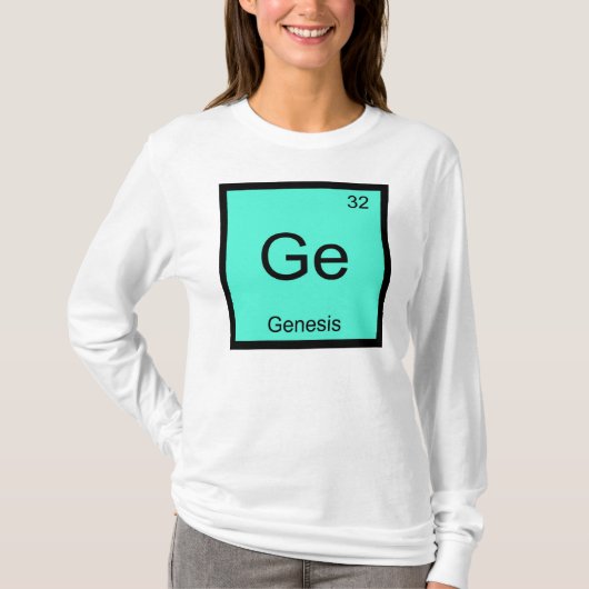Stammname Chemisches Element Periodische Tabelle T-Shirt (Vorderseite)