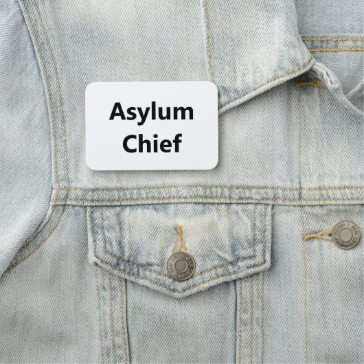 Stammname des Asylbewerbers Namensschild (Beispiel)