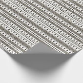 Stammrhythmen: Ethnisch geometrische Muster Geschenkpapier (Ecke)