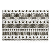 Stammrhythmen: Ethnisch geometrische Muster Kissenbezug (Rückseite)