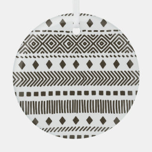 Stammrhythmen: Ethnisch geometrische Muster Ornament Aus Glas