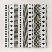 Stammrhythmen: Ethnisch geometrische Muster Puzzle (Horizontal)