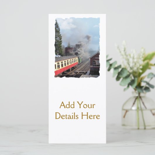 STAMMTRAINS RACK CARDS (Stehend Vorderseite)