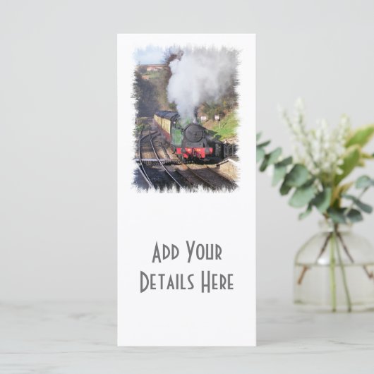 STAMMTRAINS RACK CARDS (Stehend Vorderseite)