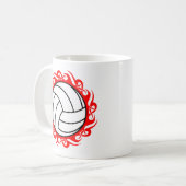 Stammvolleyball Kaffeetasse (Vorderseite Links)