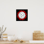 Stammvolleyball Poster (Küche)