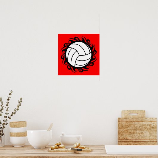 Stammvolleyball Poster (Küche)