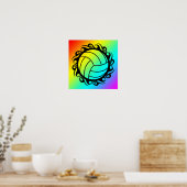 Stammvolleyball Poster (Küche)