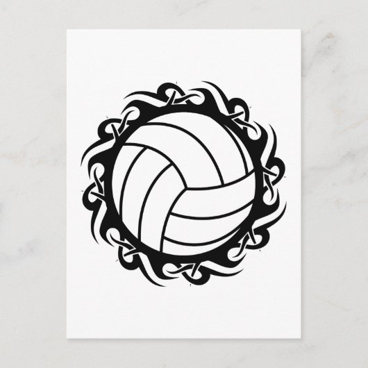 Stammvolleyball Postkarte (Vorderseite)