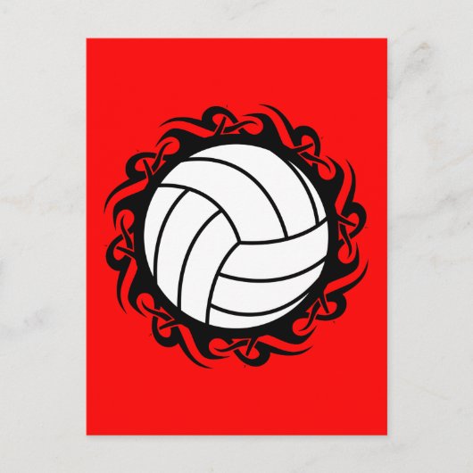Stammvolleyball Postkarte (Vorderseite)