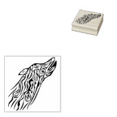 Stammwolf-Briefmarke Gummistempel (Stempel)
