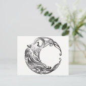 StammWolf - Schattiert Postkarte (Stehend Vorderseite)