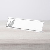 StammWolf Schreibtischnamensplakette (Vorderseite )