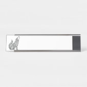 StammWolf Schreibtischnamensplakette (Vorderseite )