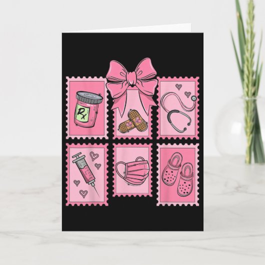 Stamp Bow Apotheke Pille Cpht Apotheker Techniker Karte (Vorderseite)