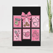 Stamp Bow Pharmacy Pill Cpht Pharmacist Technician Karte (Vorderseite)