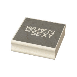 Stamp: Helmets Are Sexy Gummistempel