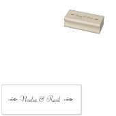 Stamp With Couples Name Gummistempel (Stempel)
