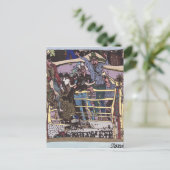 Stampede 8 Sekunden Postkarte (Stehend Vorderseite)