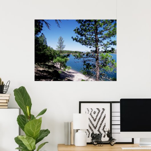 Stampede Reservoir - Tahoe National Forest Poster (Heimbüro)