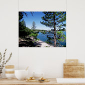 Stampede Reservoir - Tahoe National Forest Poster (Küche)