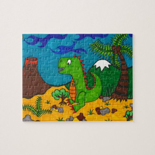 Stampfen T-Rex Puzzle (Horizontal)