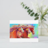 Stamplegemälde Postkarte (Stehend Vorderseite)