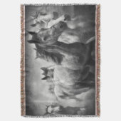 Stamplegewirbel-Blanket Decke (Vorderseite Vertikal)