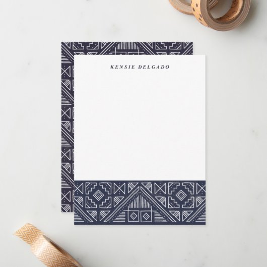 Stamps - Blueberry Mitteilungskarte (Vorderseite/Rückseite Beispiel)