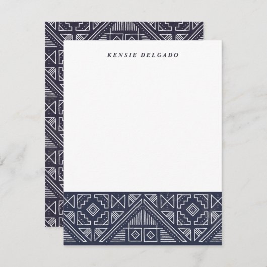 Stamps - Blueberry Mitteilungskarte (Vorne/Hinten)