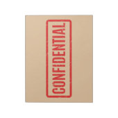 Stamps Confidential Notepad Notizblock (Rotiert)