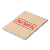 Stamps Confidential Notepad Notizblock (Rotiert)