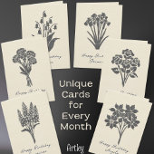 Stamps Poinsettia Dezember Birth Blume Linen Karte