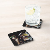 Stampunk-Träume des Fluges Getränkeuntersetzer (Rechte Seite)