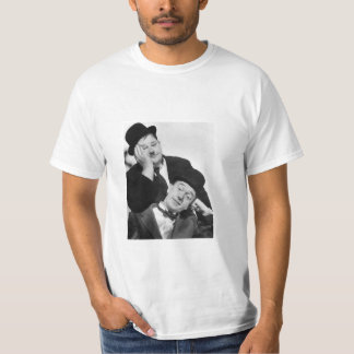 "Stan Laurel und Oliver Hardy: Comedy Legends in ' T-Shirt