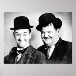 Stan Laurel und Oliver Hardy SW Vintage D1 Poster