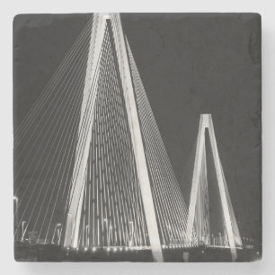 Stan Musial Veterans Bridge Grayscale Steinuntersetzer
