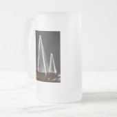 Stan Musial Veterans Bridge Mattglas Bierglas (Vorderseite Links)