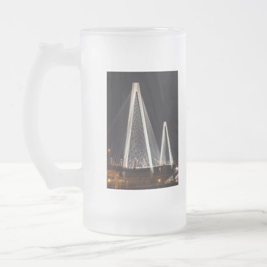 Stan Musial Veterans Bridge Mattglas Bierglas (Links)