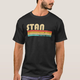 STAN Name Personalisiert Funny Retro Vintag Birthd T-Shirt