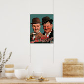 STAN OLIVER Laurel und Hardy Movie Poster (Küche)