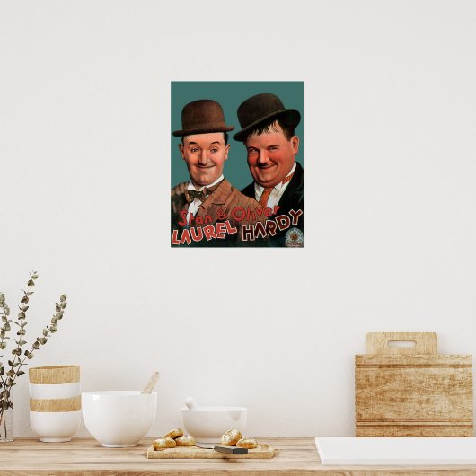STAN OLIVER Laurel und Hardy Movie Poster (Küche)