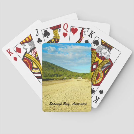 Stanage Bay Australien spielt Karten Spielkarten (Rückseite)