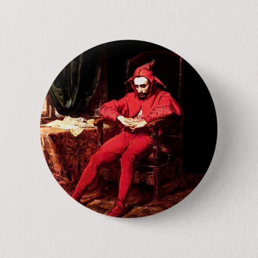 Stanczyk Gemälde des polnischen Künstlers Jan Mate Button (Vorderseite)