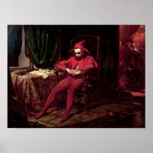 Stanczyk Gemälde des polnischen Künstlers Jan Mate Poster