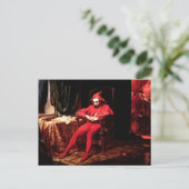 Stanczyk Gemälde des polnischen Künstlers Jan Mate Postkarte (Stehend Vorderseite)