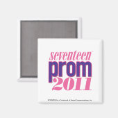 Stand 2011 - Lila Magnet (Vorderseite/Rückseite)