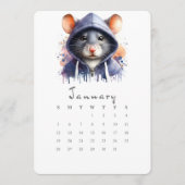 Stand-Alone Kalender Mouse Splash Art Menükarte (Vorderseite)